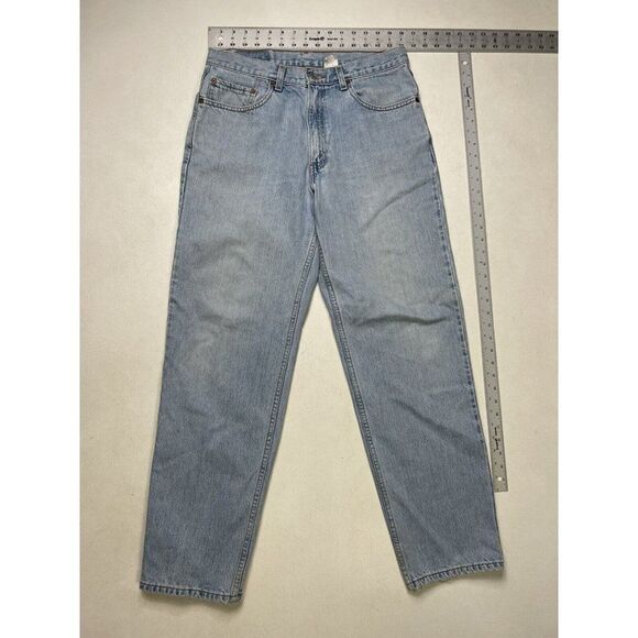 VINTAGE Levi's 550 Denim Jeans Men Size 32 X 31 Light Blue Tag Size 34 X 32 - Picture 8 of 11